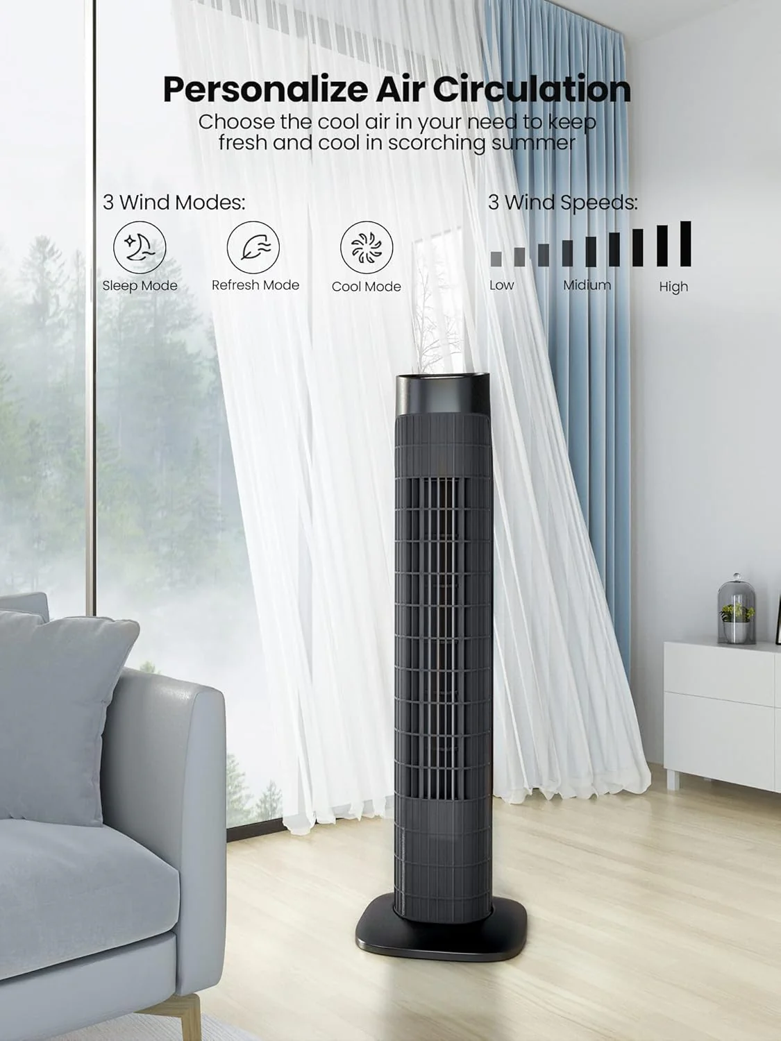Tower Fan - Image 5